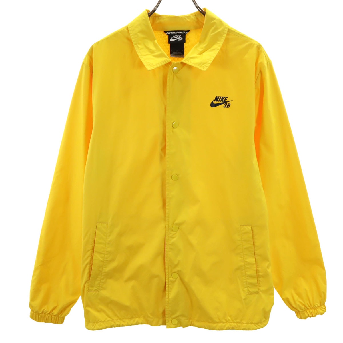 NIKE SB ナイキエスビー コーチジャケット L イエロー 裏メッシュ