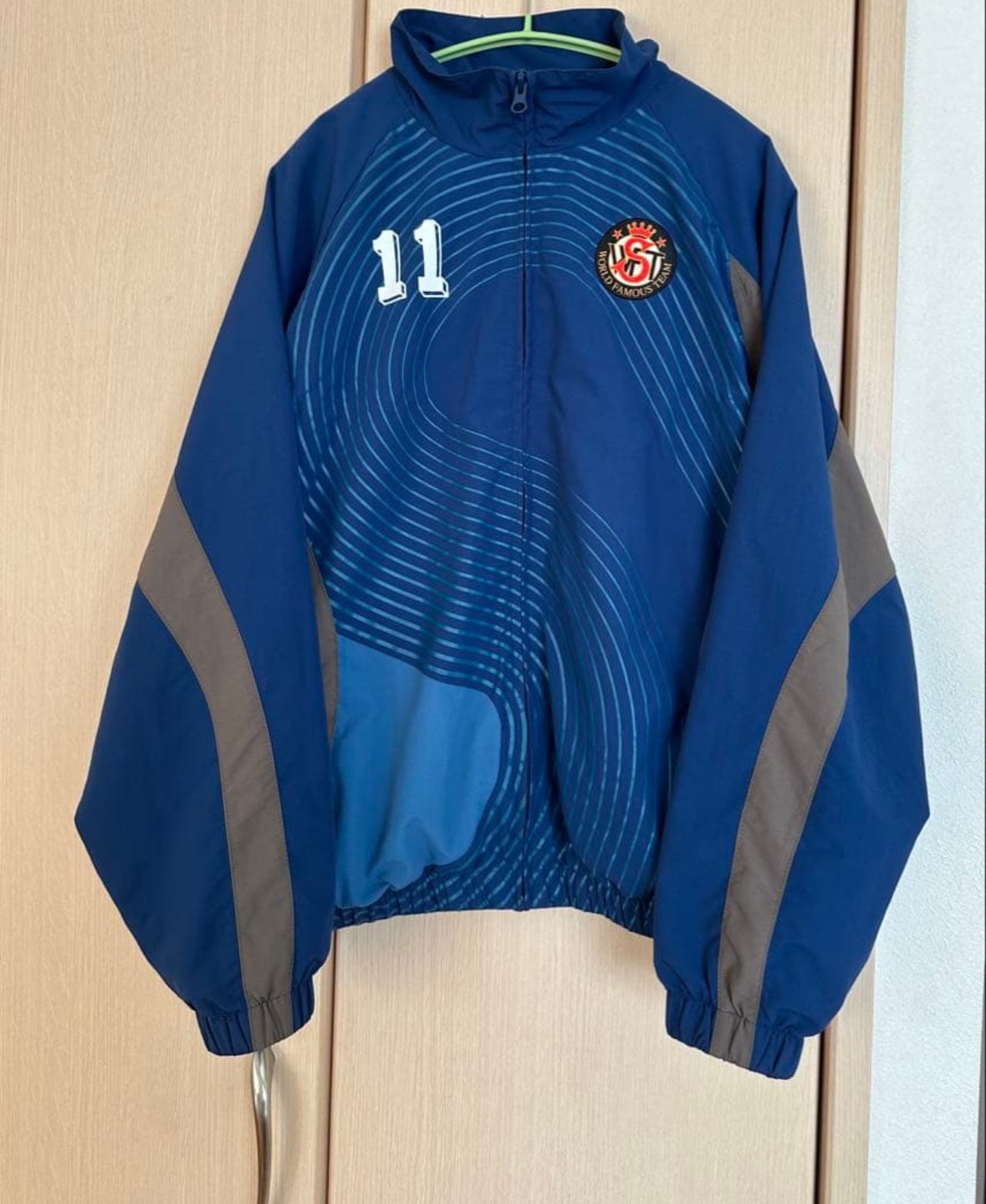 Supreme S Logo Track Jacket "Navy"