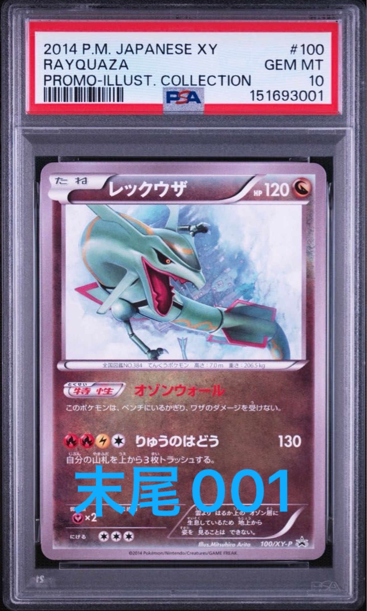 レックウザ イラストコレクション: プロモ[XY-P 100/XY-P