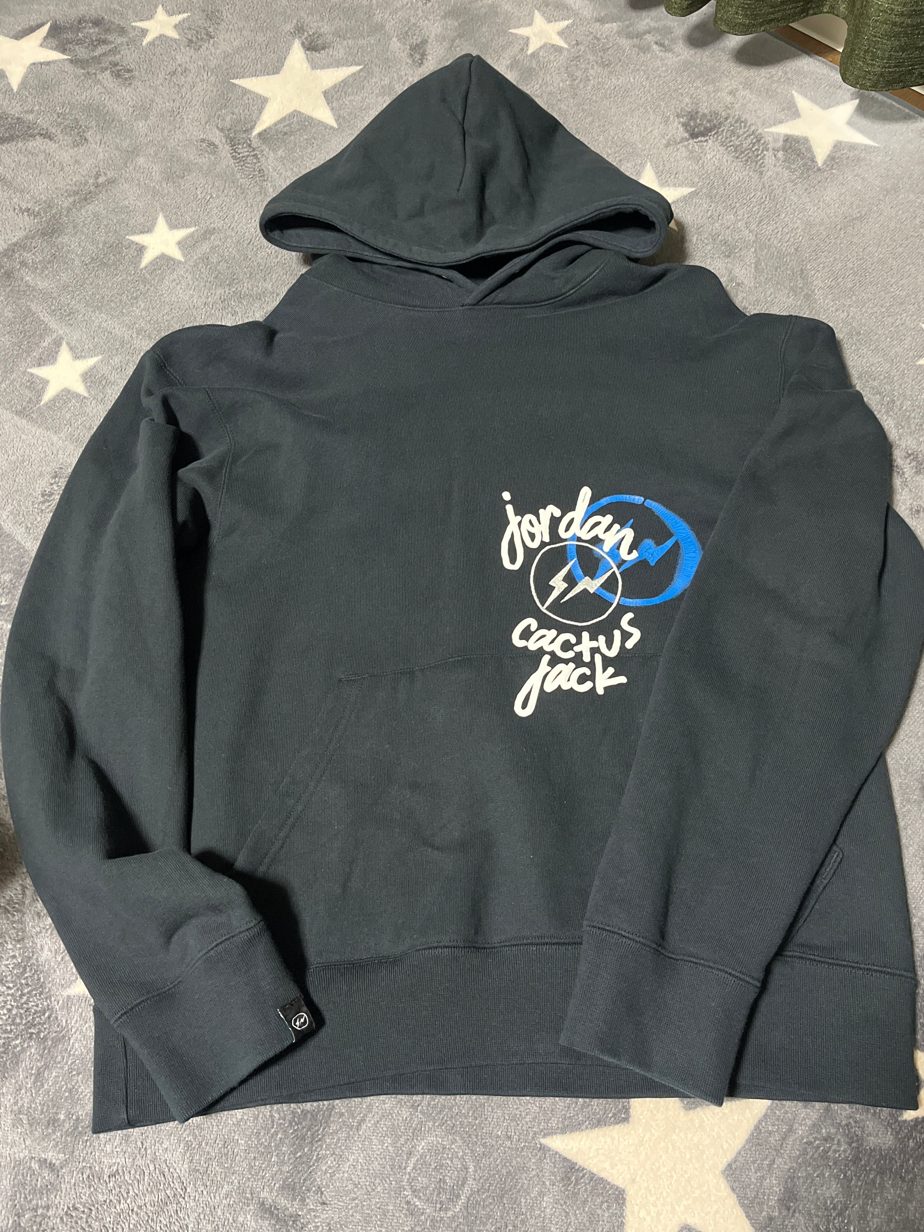 Air Jordan Travis Scott  Fragment Hoodie "Black"