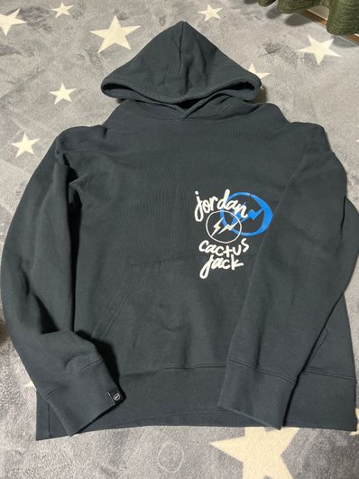 Air Jordan Travis Scott Fragment Hoodie "Black"