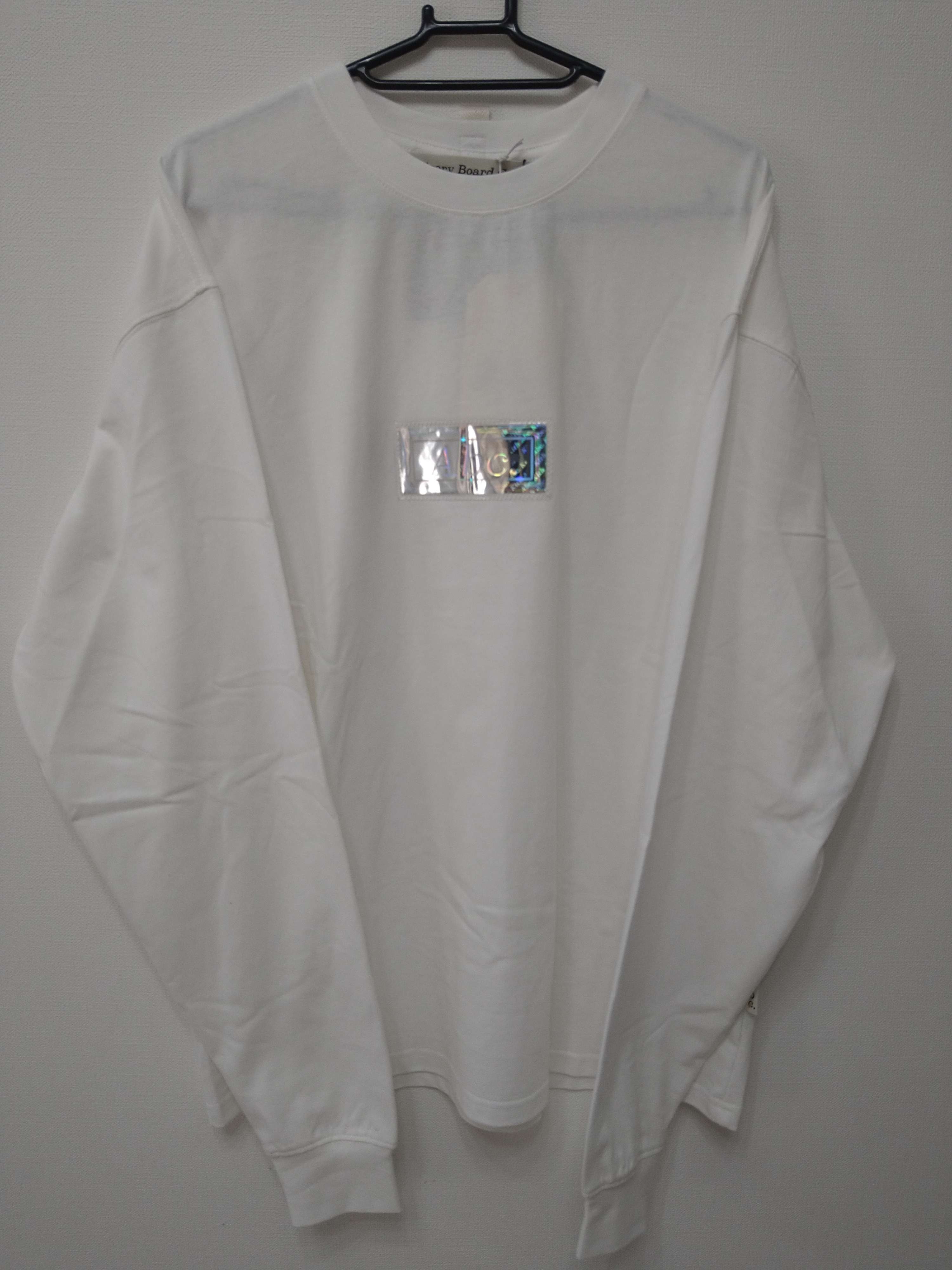Kith x Advisory Board Crystals Holographic Classic Logo L/S Tee "Selenite White"