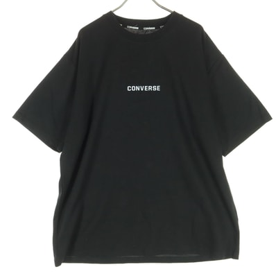 CONVERSE コンバース ロゴプリント 半袖 Tシャツ ブラック