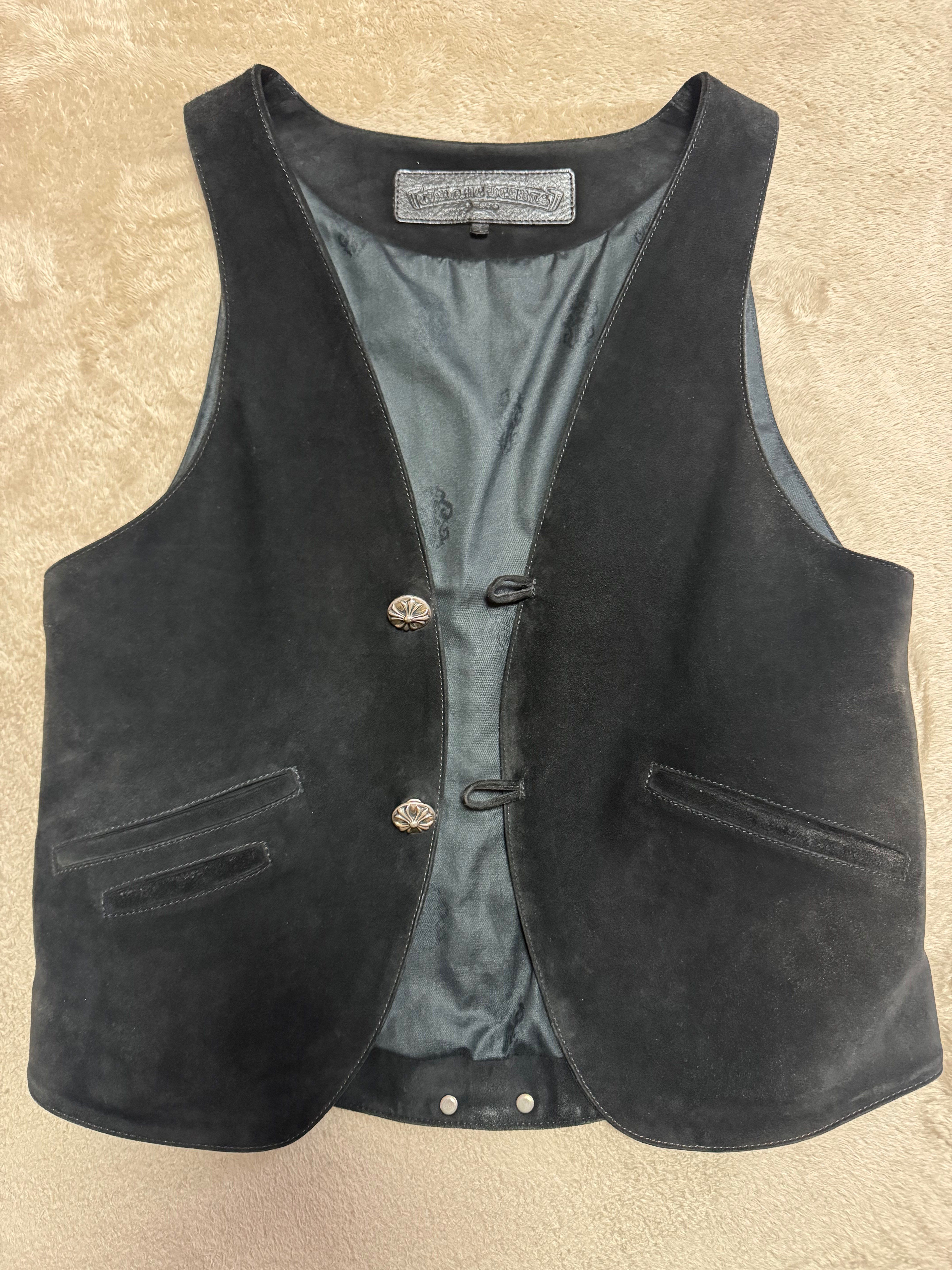 CHROME HEARTS CLASSIC 2B SUDスエードレザーベスト