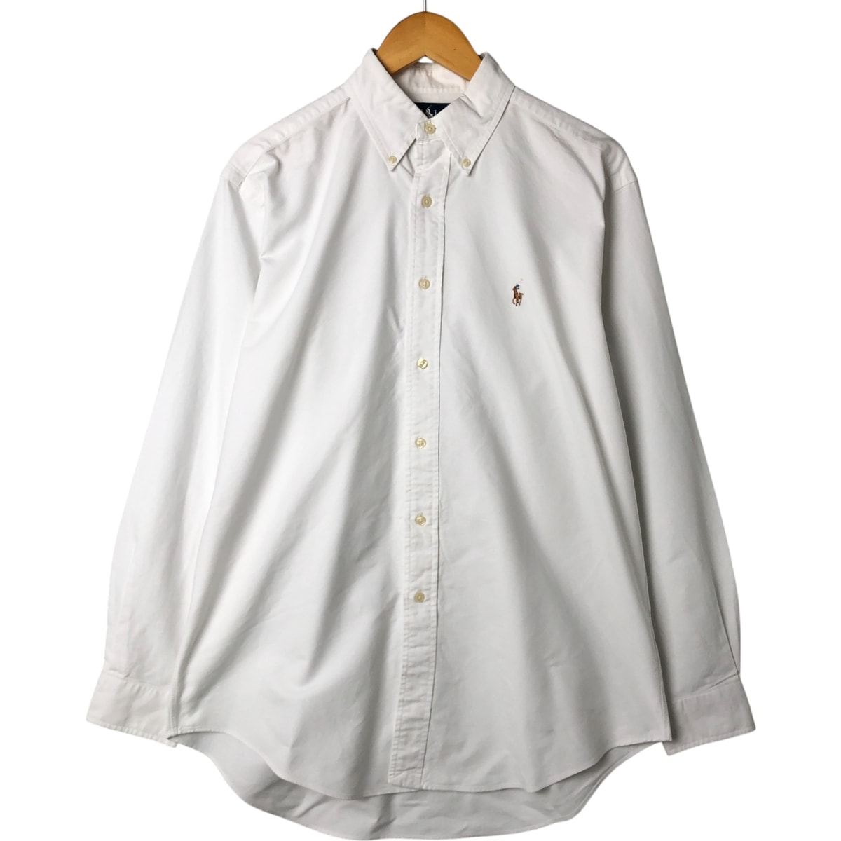 古着 ラルフローレン Ralph Lauren YARMOUTH 長袖 ボタンダウンシャツ メンズL相当/eaa543793