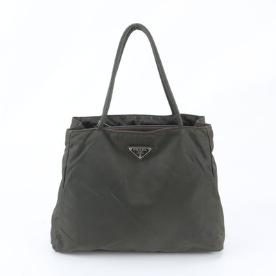 ■美品 プラダ テスート ナイロントライアングルロゴトート バッグ