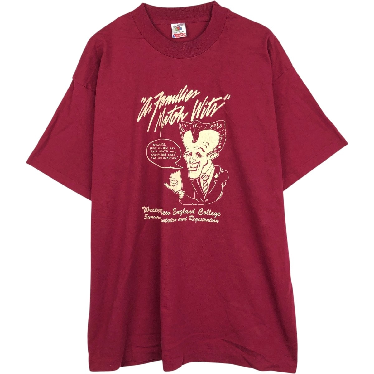 古着 90年代 フルーツオブザルーム FRUIT OF THE LOOM カレッジTシャツ USA製 メンズXL相当 ヴィンテージ/eaa656956