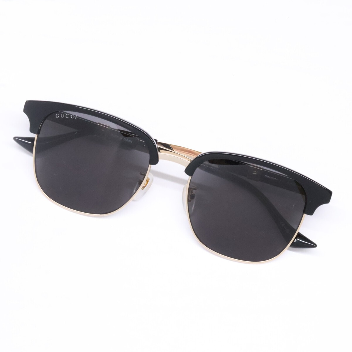 グッチ 【美品】GG1499SK 001 ブローライン ウェリントンシェイプ 55□19-150