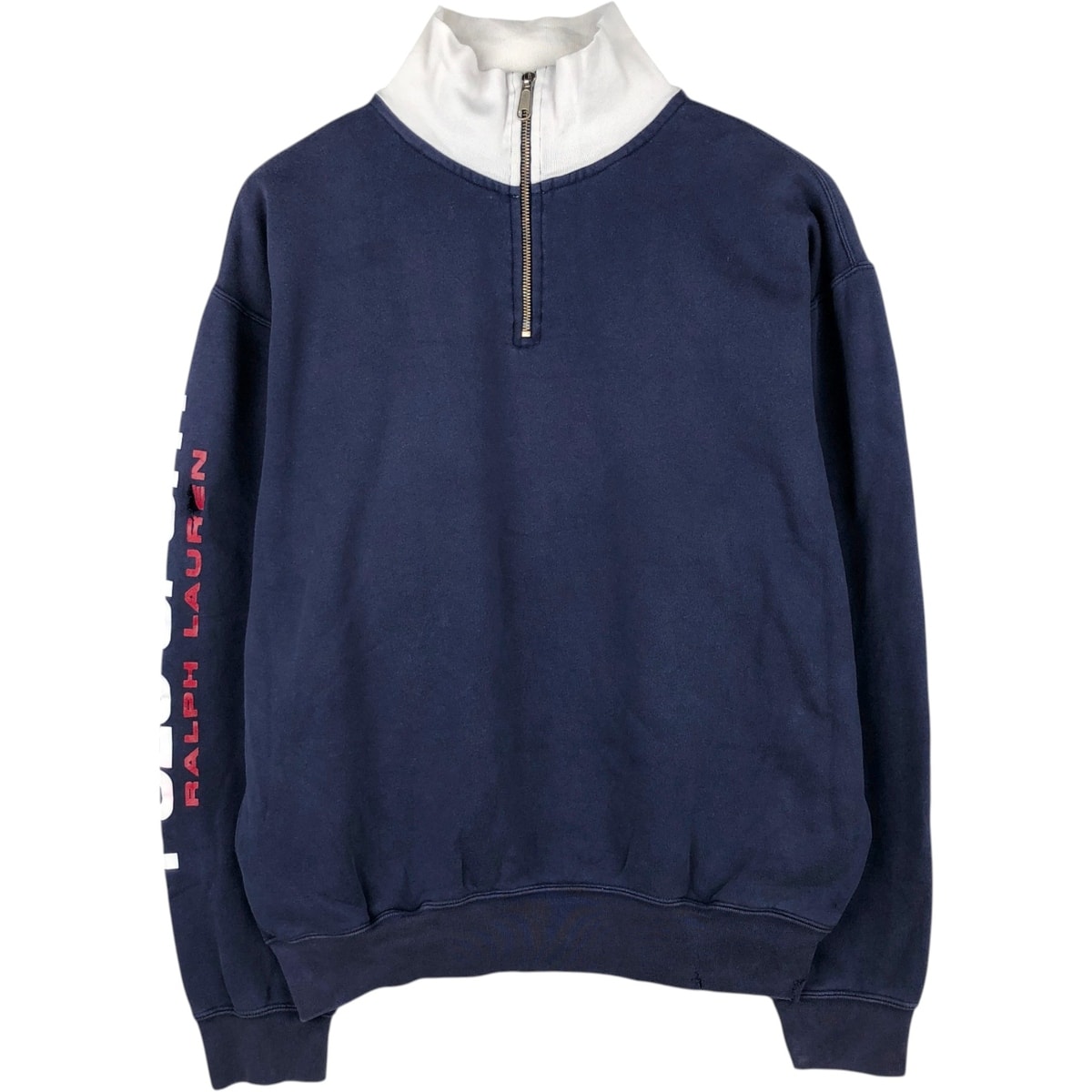 古着 ラルフローレン Ralph Lauren POLO SPORT ポロスポーツ ハーフジップスウェットシャツ トレーナー メンズM相当/eaa647598