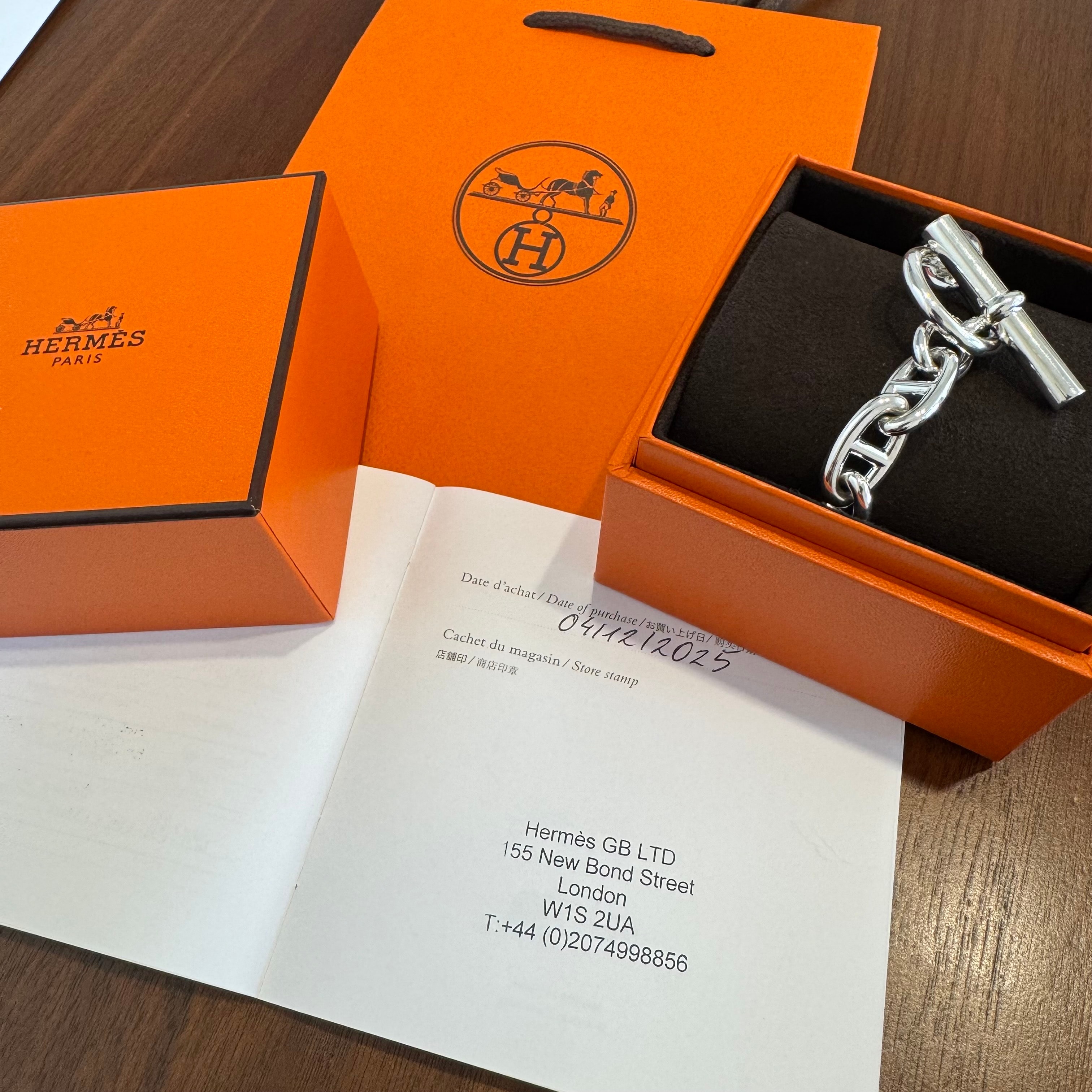 Hermes Chaine D'ancre GM Bracelet "Silver"