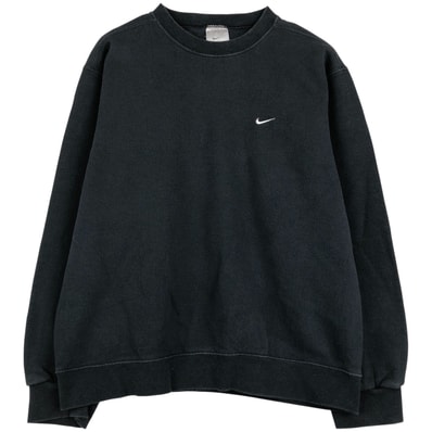 古着 00年代 ナイキ NIKE ワンポイントロゴスウェットシャツ トレーナー メンズM相当/eaa608078