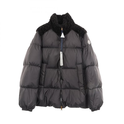 モンクレール MONCLER Esnaie ボア ダウンジャケット 衣料品 アウター ポリエステル メンズ ブラック系 K20931A001479992 【新品】