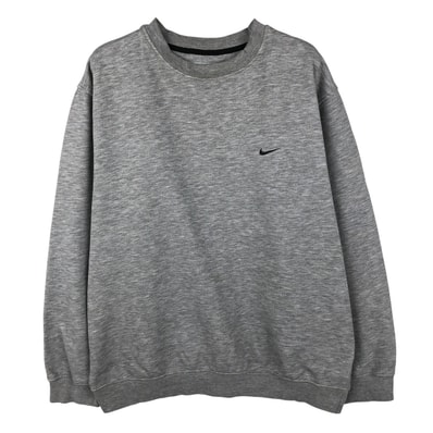 古着 00年代 ナイキ NIKE ワンポイントロゴスウェットシャツ トレーナー メンズL相当/eaa607434