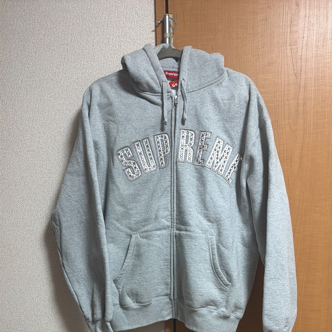 Supreme x B.B. Simon Zip Up Hooded Sweatshirt "Heather Grey"