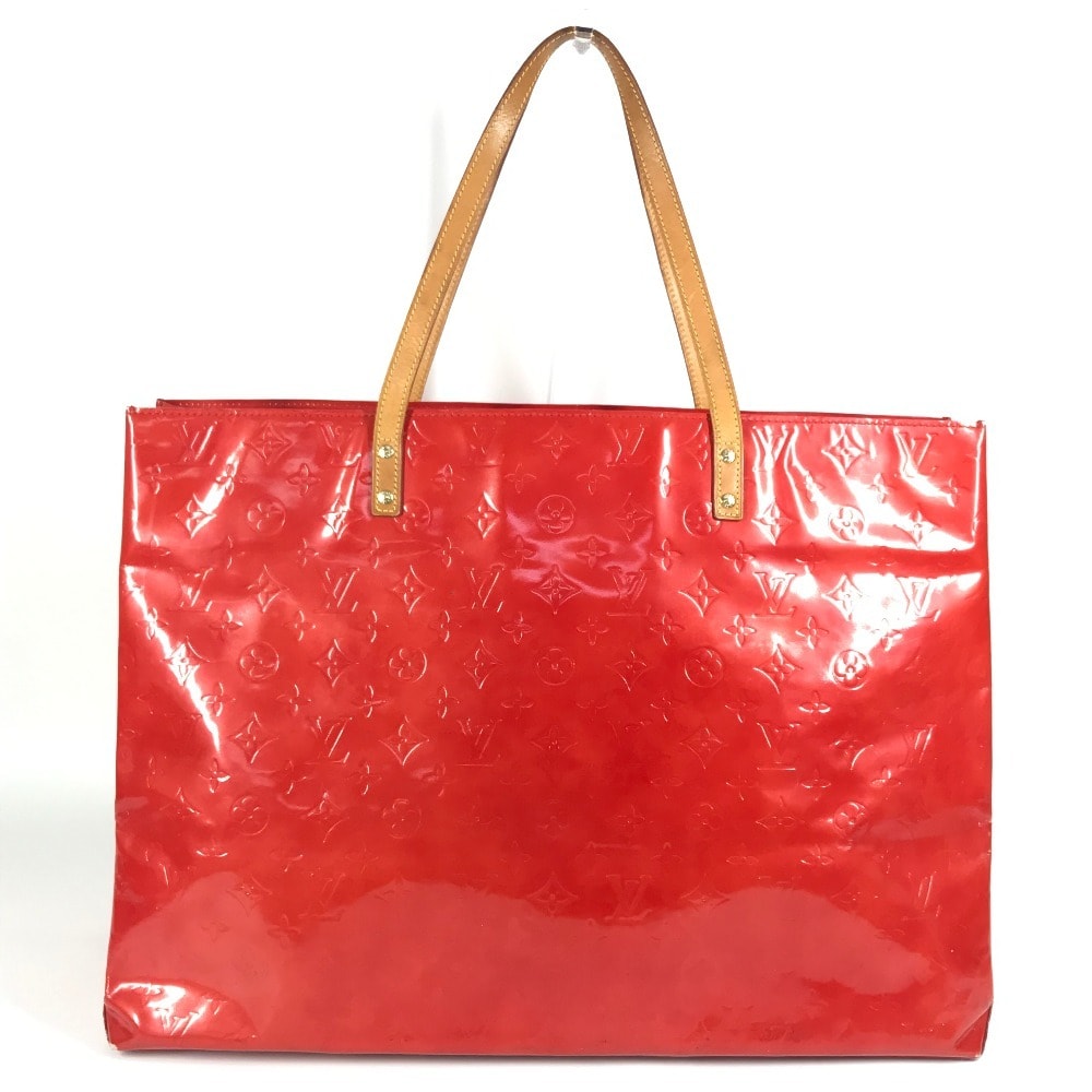 ルイヴィトン LOUIS VUITTON リードGM M91084 モノグラムヴェルニ カバン 肩掛け トートバッグ ボストンバッグ ショルダーバッグ モノグラムヴェルニキャンバス ルージュ レッド