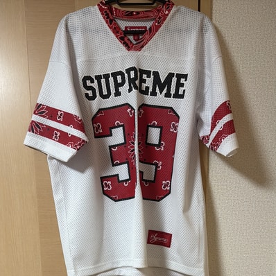 Supreme Bandana Football Jersey "White"