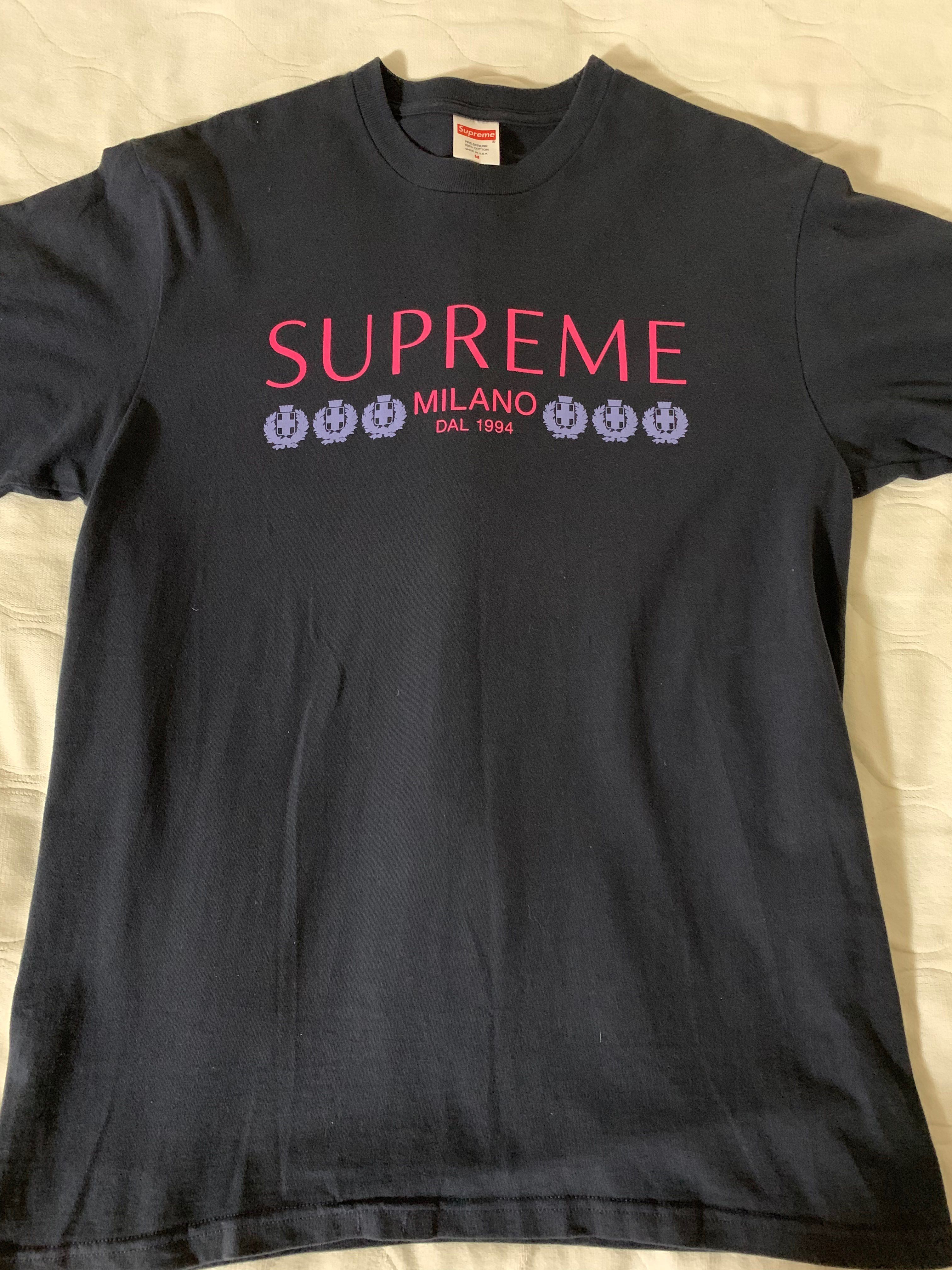 Supreme Milano Tee "Navy"