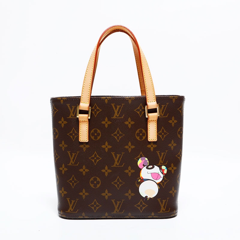 ヴィトン LV 2004年製 ヴァヴァン PM モノグラム パンダ 村上隆 ハンドバッグ【中古】