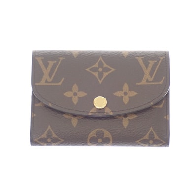 ルイヴィトン LOUIS VUITTON ポルトモネロザリ M62361 コインケース モノグラムキャンバス ピンク ローズバレリーヌ ゴールド金具 レディース【中古】【Aランク】