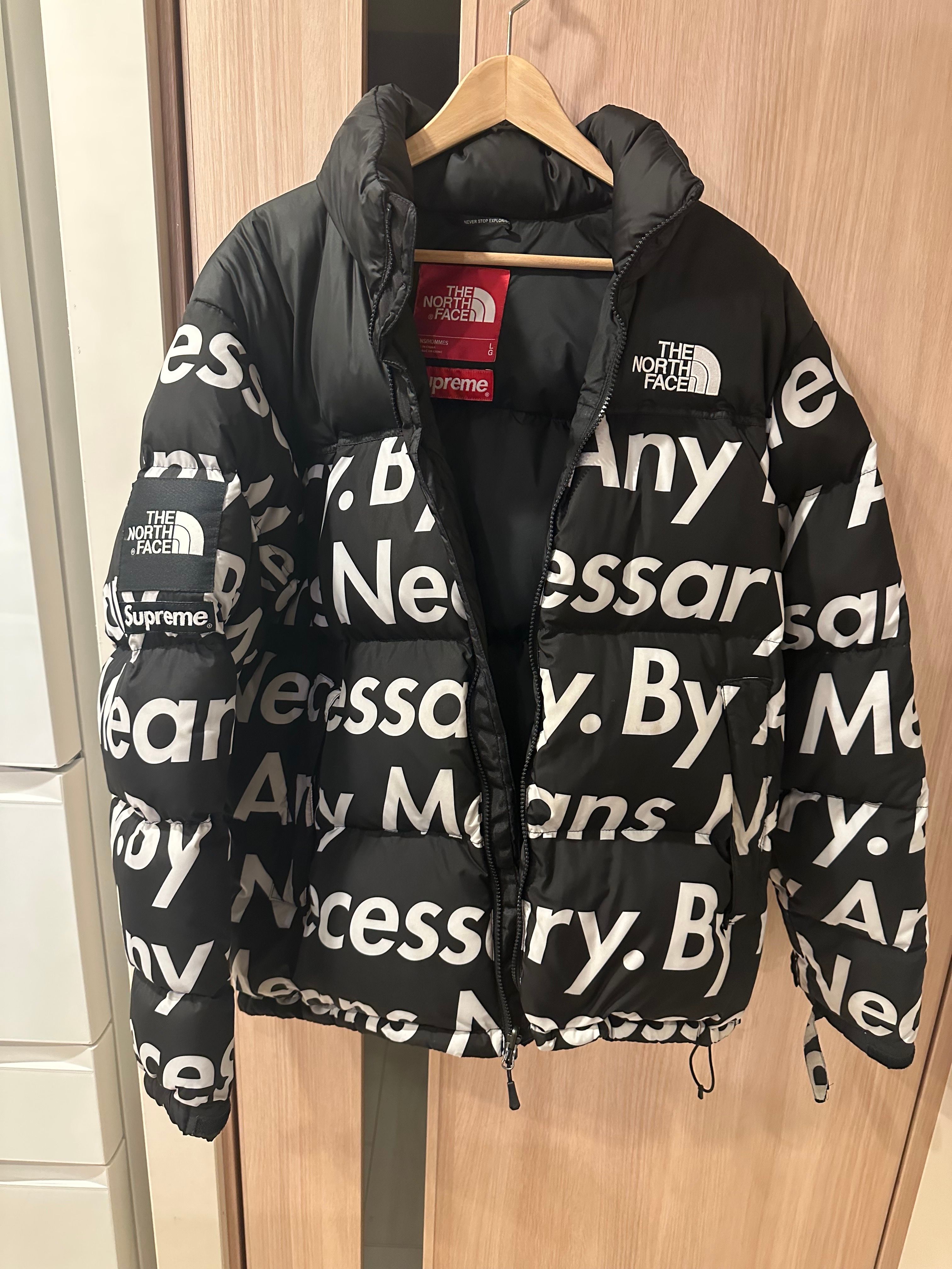 Supreme x The North Face By Any Means Nuptse Jacket "Black"