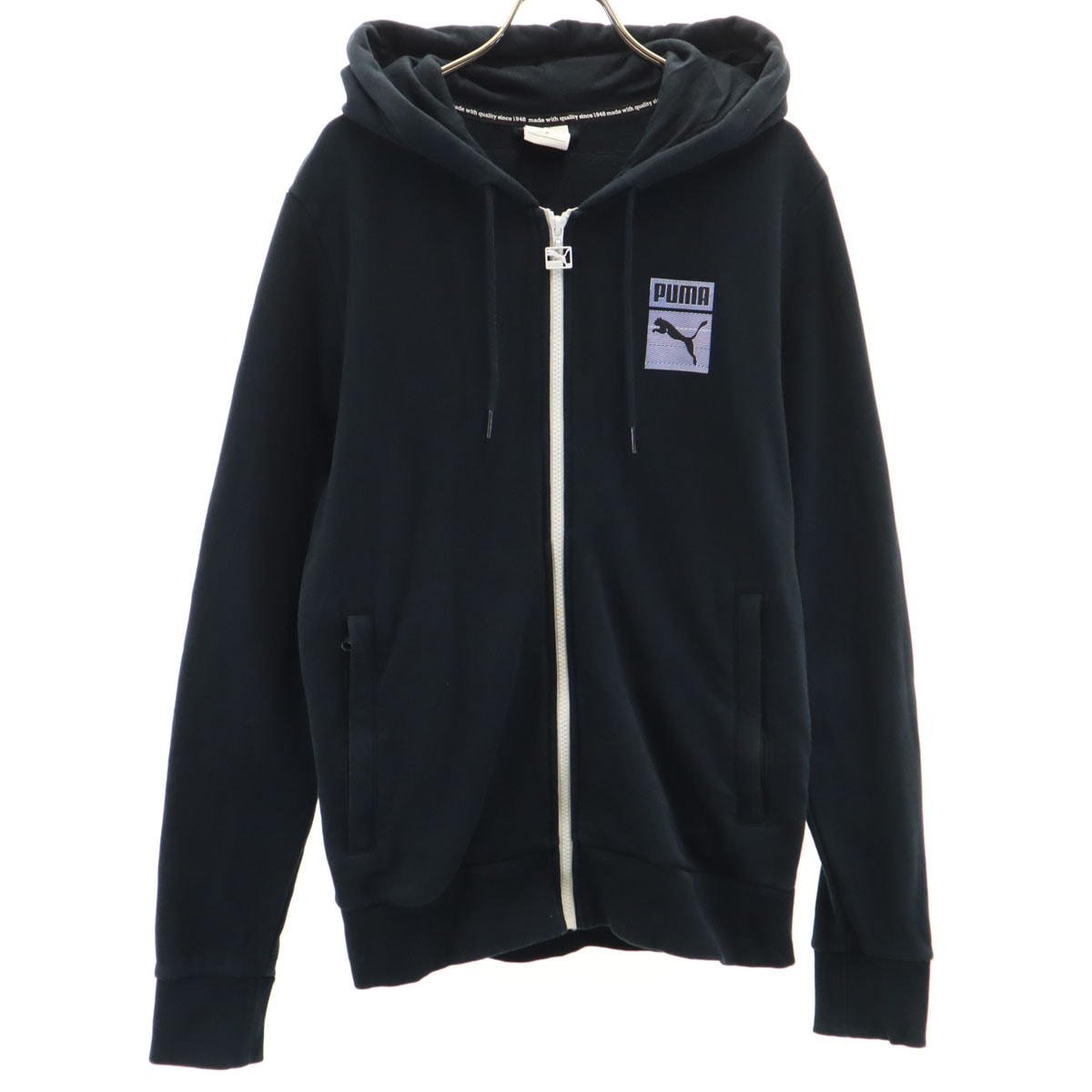 PUMA プーマ 長袖 スウェット ジップパーカー M ブラック