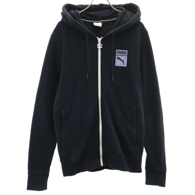 PUMA プーマ 長袖 スウェット ジップパーカー M ブラック
