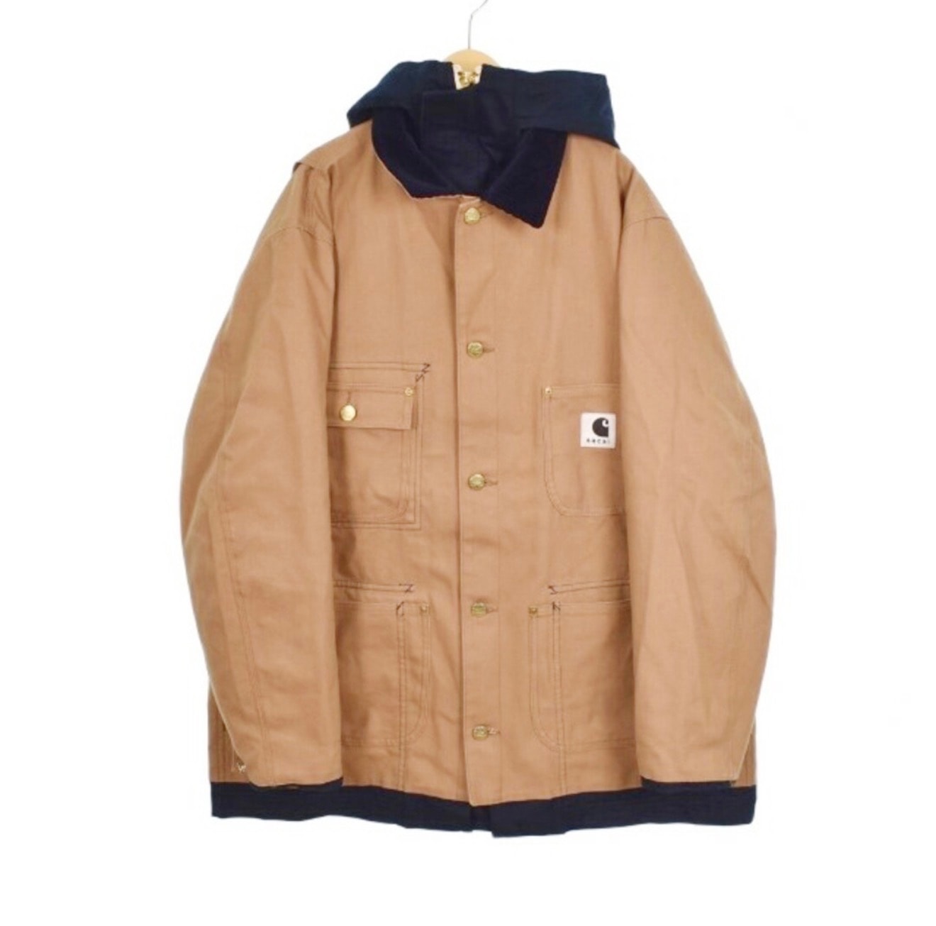 sacai×Carhartt WIP 24SS Reversible Coat