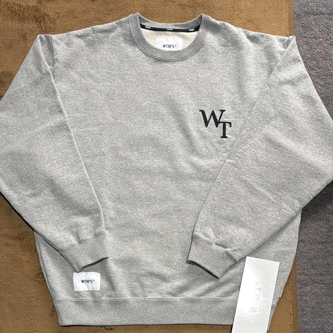 WTAPS Academy / Sweater / Cotton "Ash Gray"