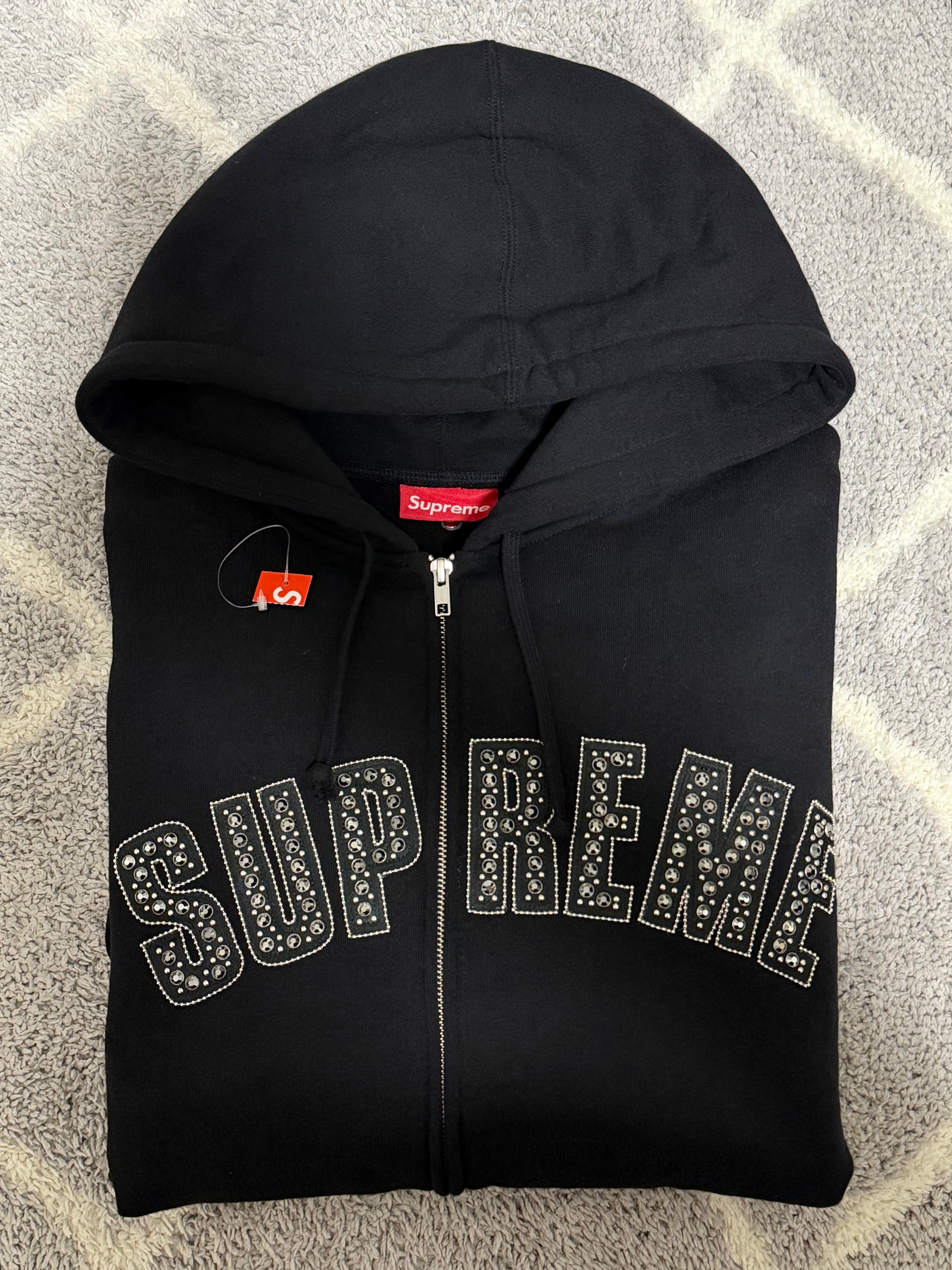 Supreme x B.B. Simon Zip Up Hooded Sweatshirt 