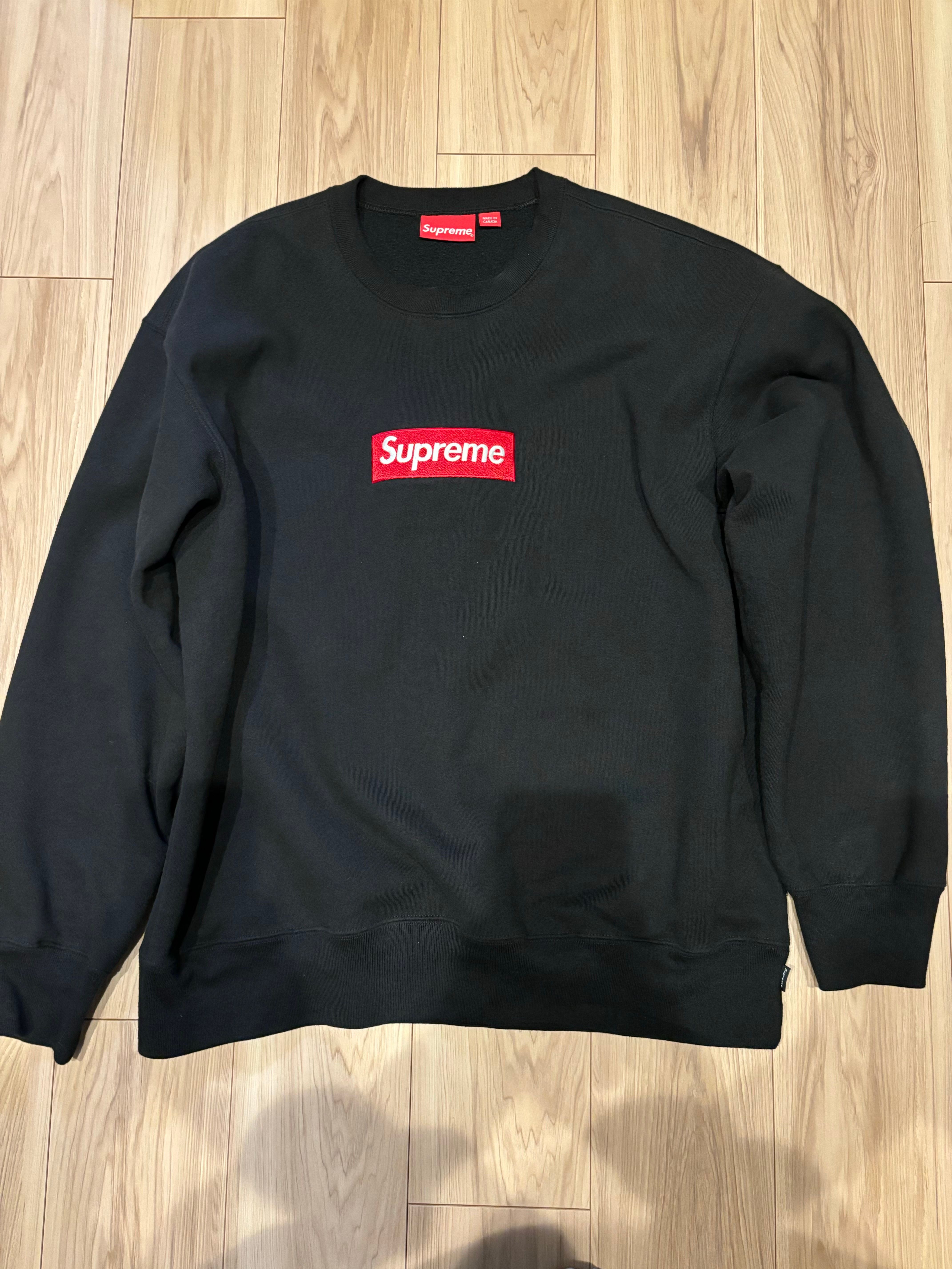 Supreme Box Logo Crewneck "Black" (22FW)