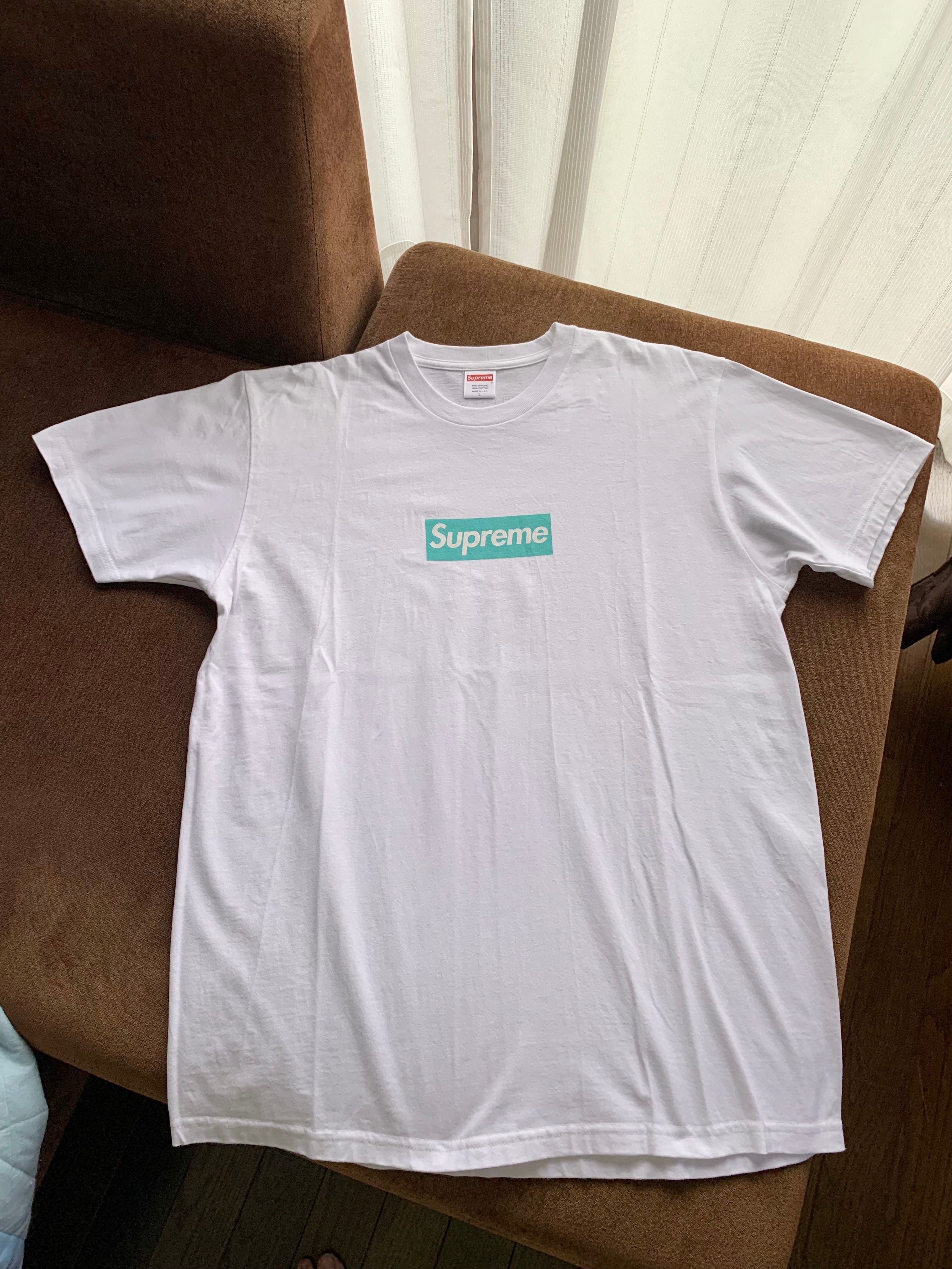 Supreme / Tiffany & Co. Box Logo Tee "White"