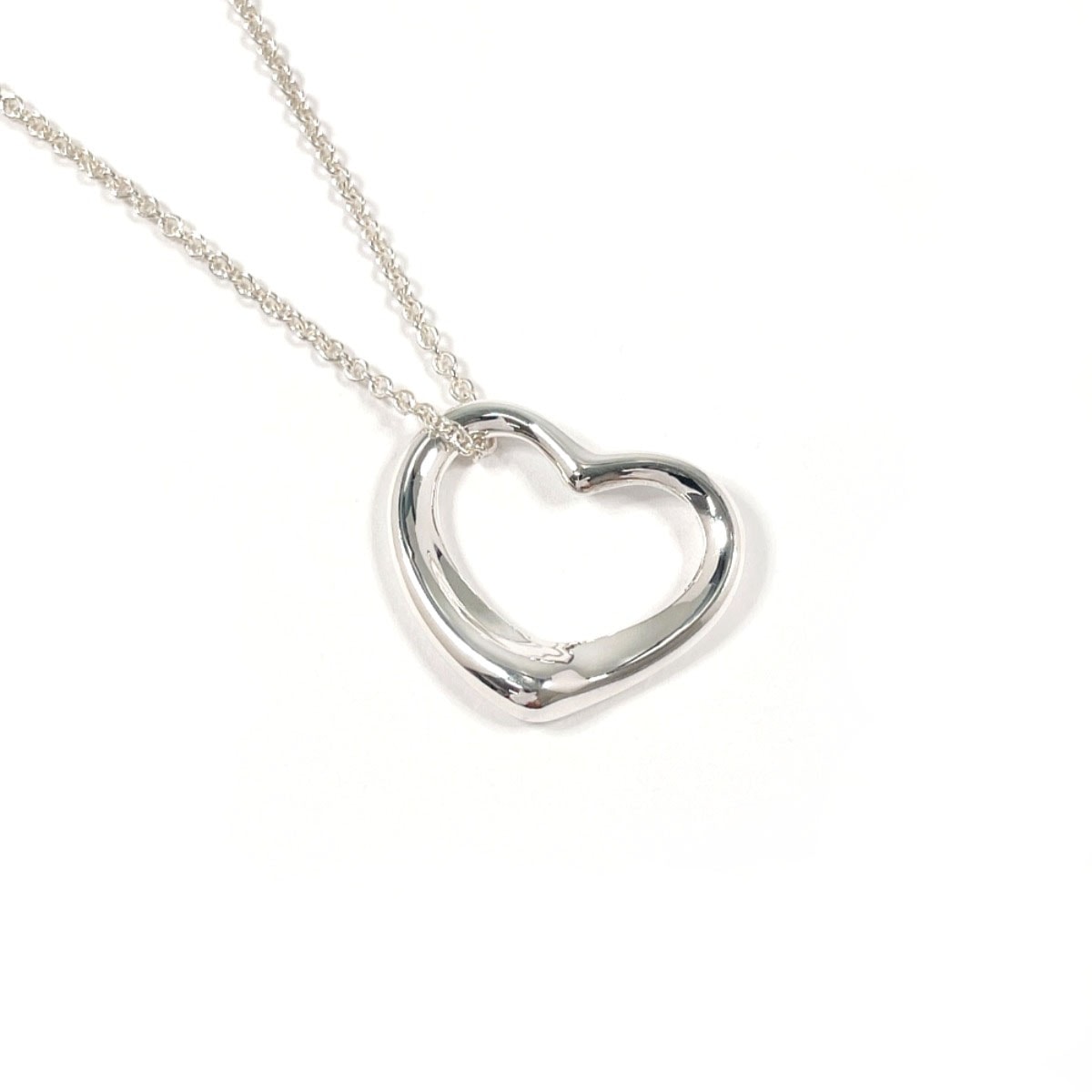 ティファニー ネックレス オープンハート エルサペレッティ シルバー