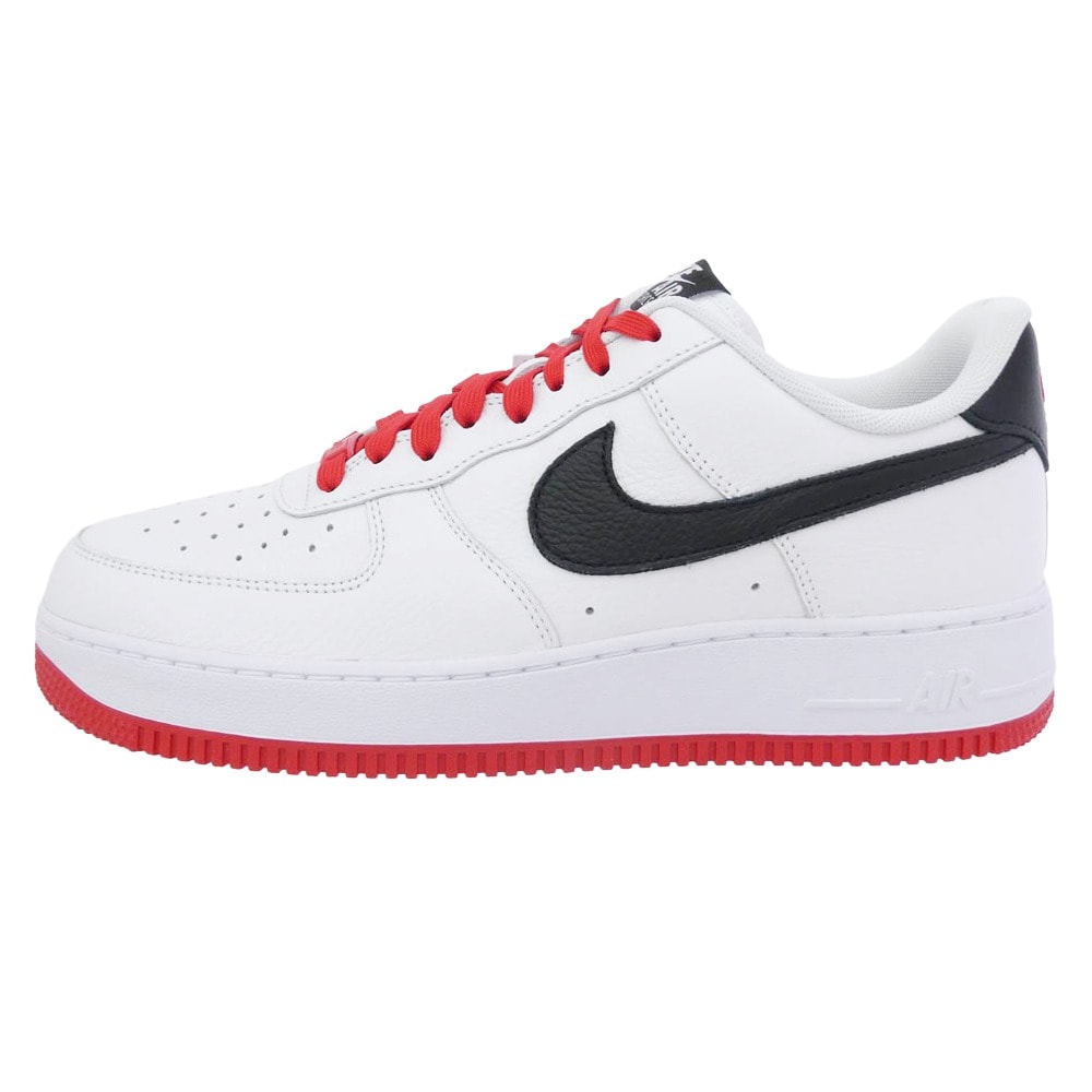 NIKE ナイキ スニーカー HF0659-900 NIKE BY YOU AIR FORCE 1 LOW AF1 エアフォースワン ロー スニーカー ホワイト系 レッド系 27cm【極上美品】【中古】