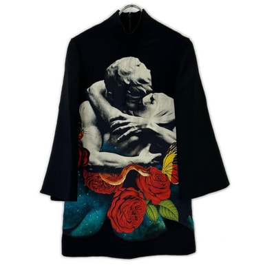 ヴァレンティノ ×アンダーカバー SB0VAP761CF ブラック デザインワンピース 38