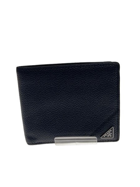 PRADA Saffiano Leather Wallet "Black"