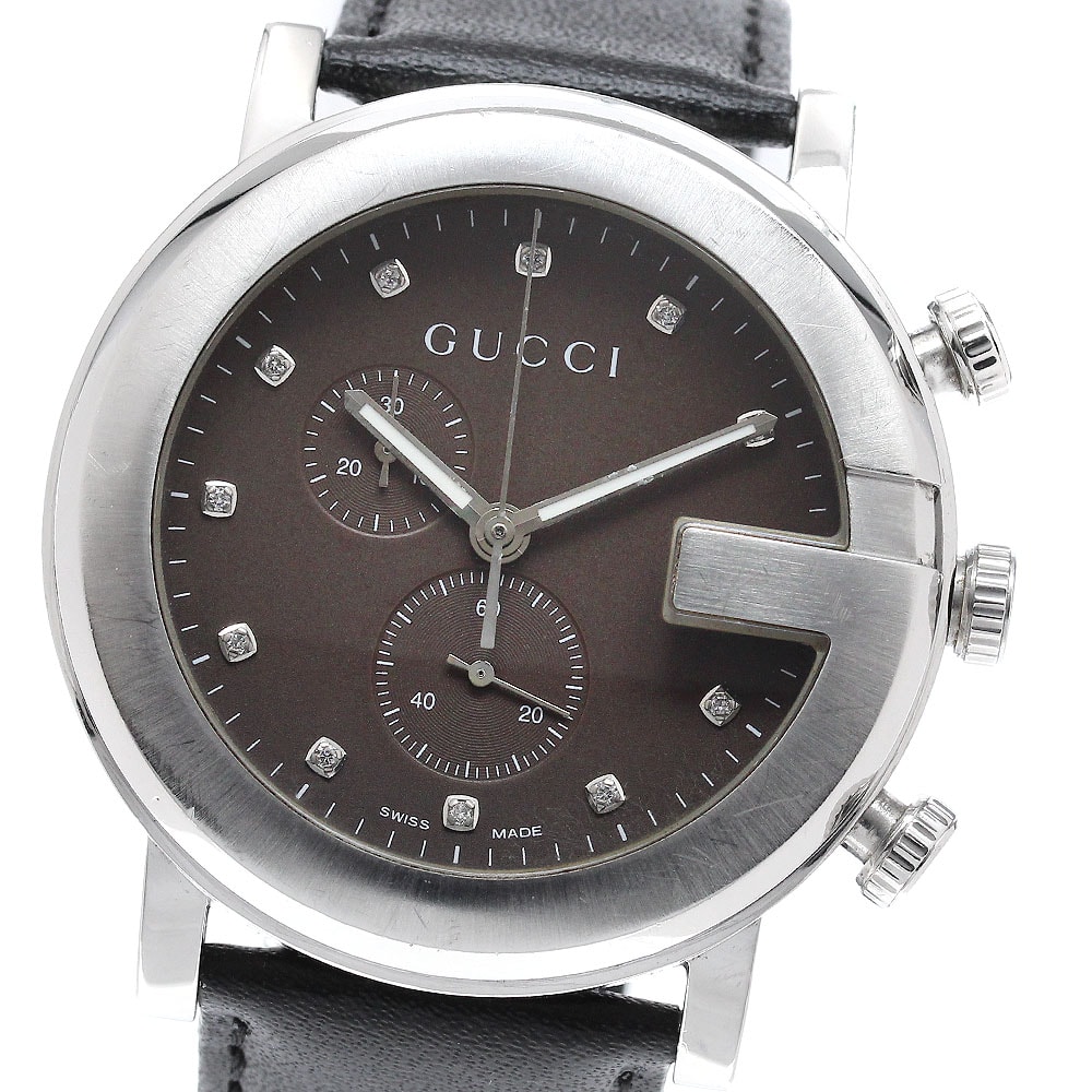 グッチ G クロノ 101M/YA101344 メンズ 【中古】