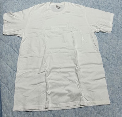 Supreme Tonal Box Logo Tee "White"