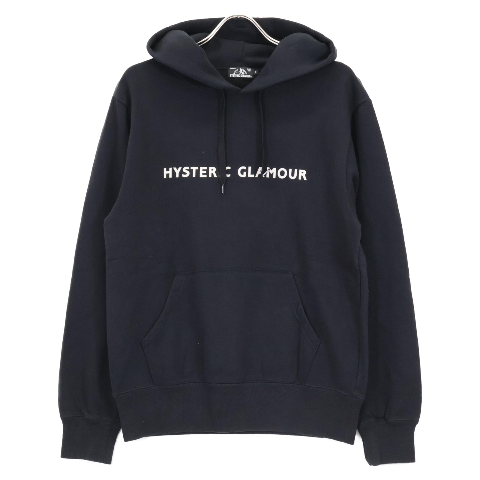 ヒステリックグラマー 02203CF11 ﾌﾞﾗｯｸ GUITAR GIRL ﾌﾟﾘﾝﾄ ﾊﾟｰｶｰ Ｓ