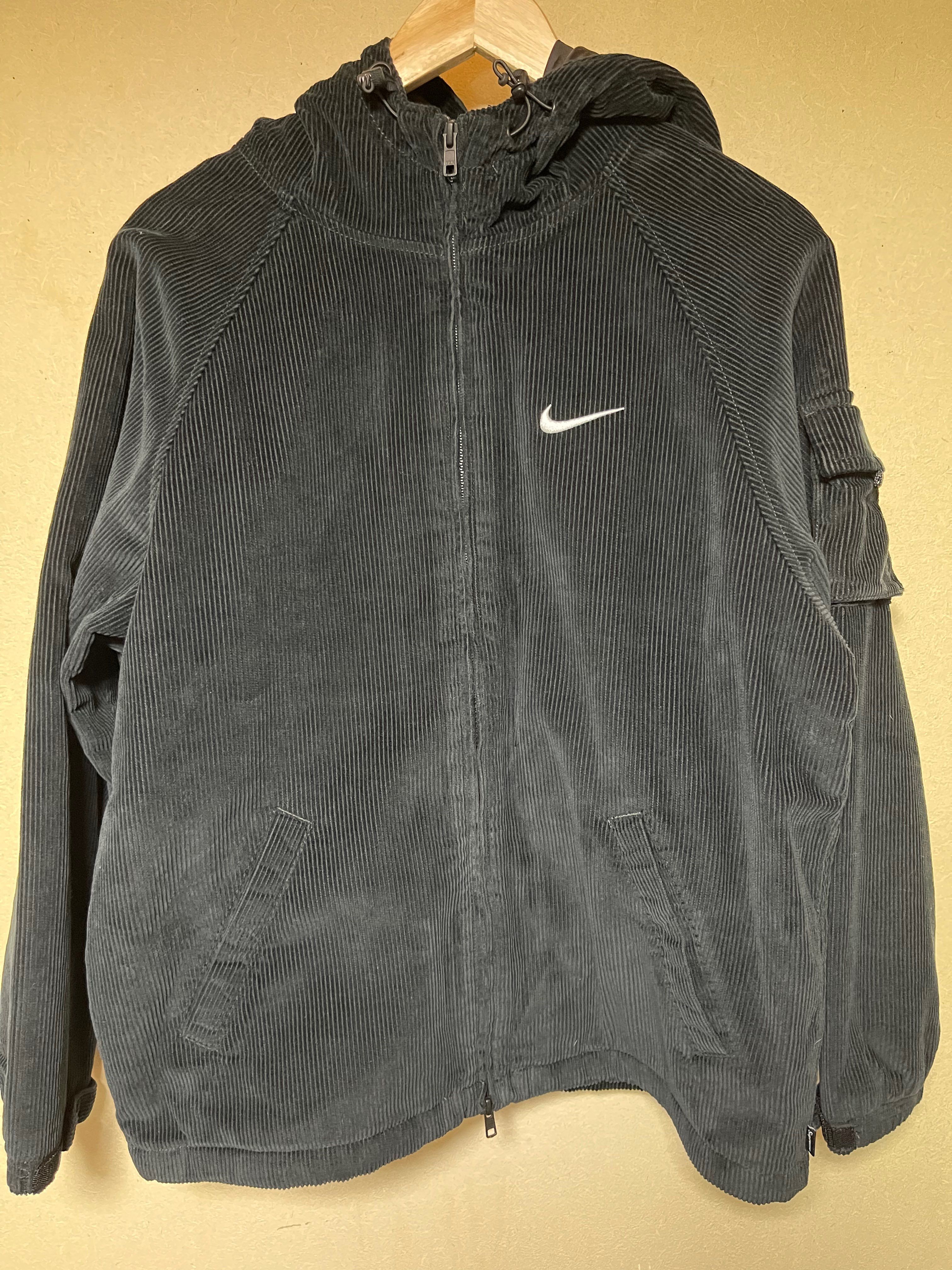 Supreme / Nike Arc Corduroy Hooded Jacket "Black"