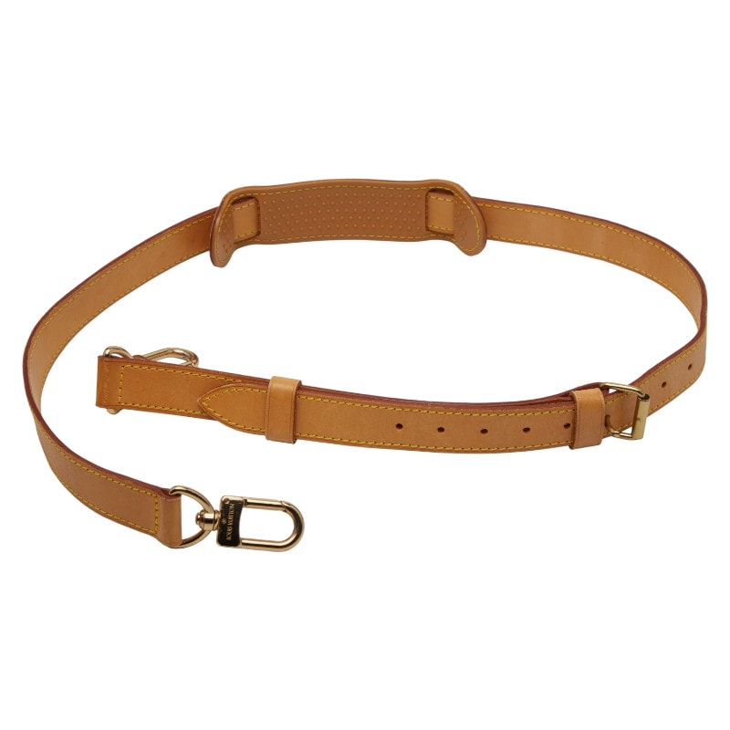 ルイ ヴィトン ショルダーストラップ ベージュ レザー レディース LOUIS VUITTON 【中古】