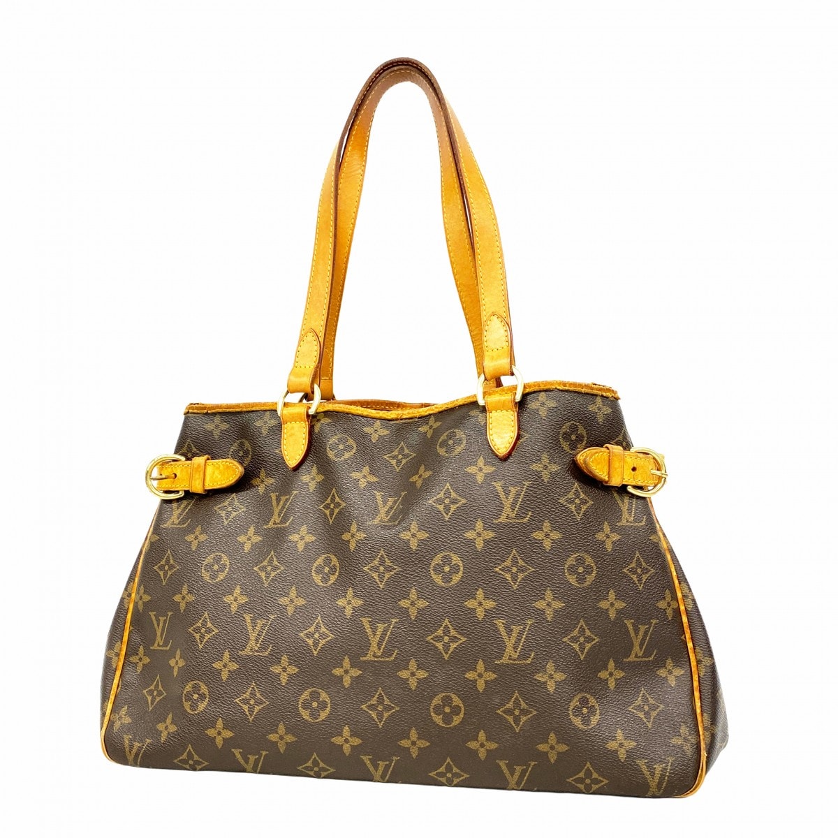 【6dd5455】ルイヴィトン トートバッグ モノグラム バティニョールオリゾンタル M51154 ブラウン【中古】レディース