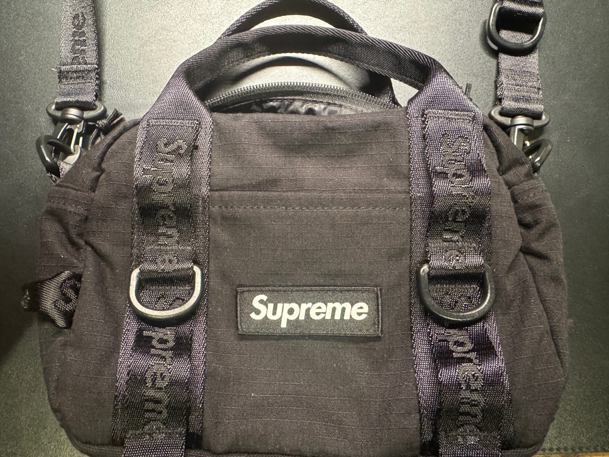 Supreme Mini Duffle Bag (26SS) "Black"