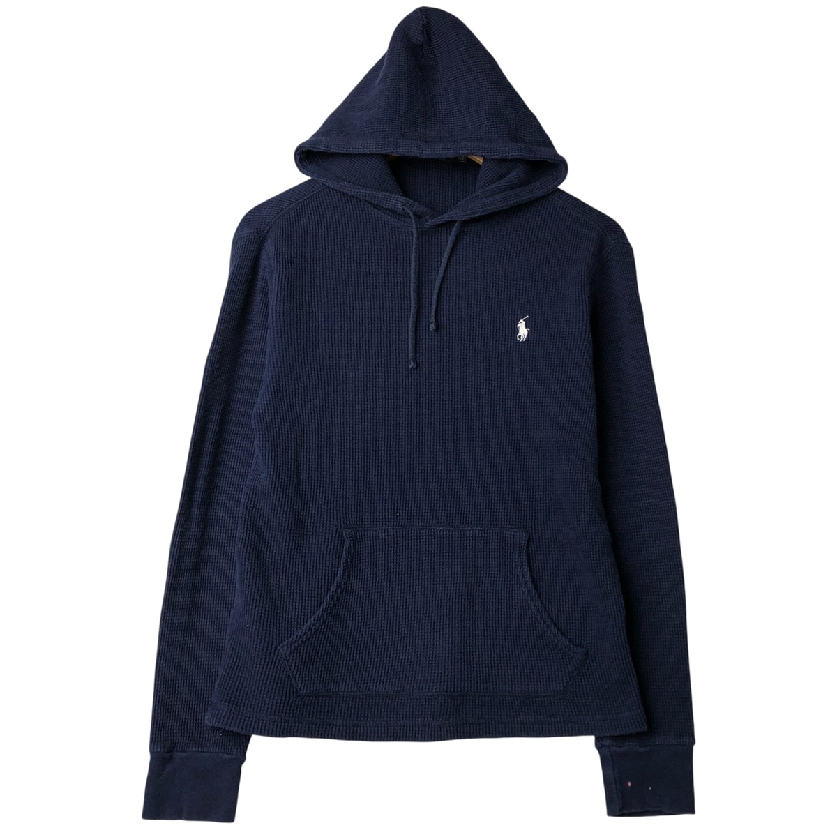古着 ラルフローレン Ralph Lauren POLO RALPH LAUREN フード付き サーマルロンT ワッフル メンズS相当/eaa611324