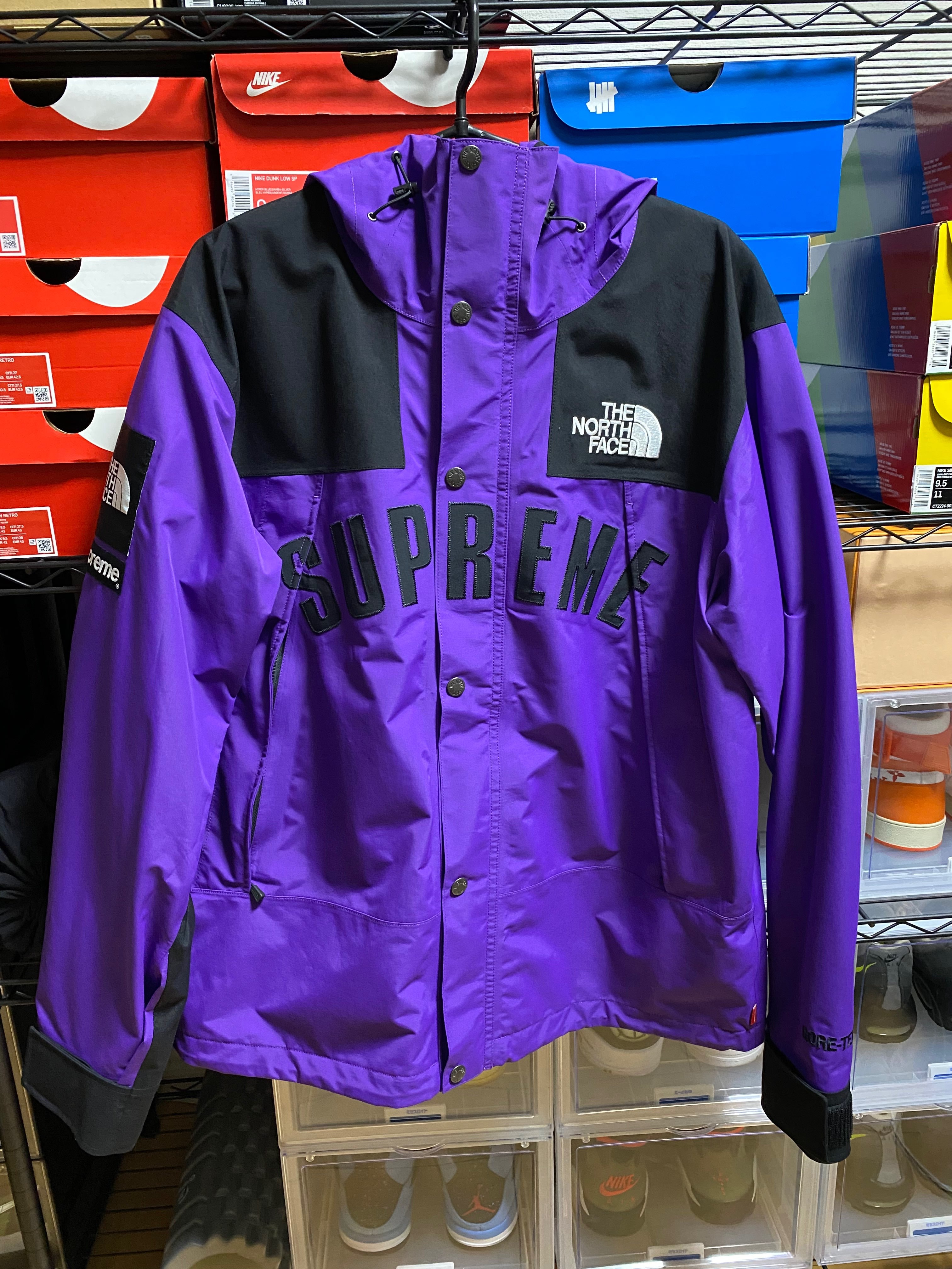 Supreme x The North Face Arc Logo Mountain Parka "Purple"