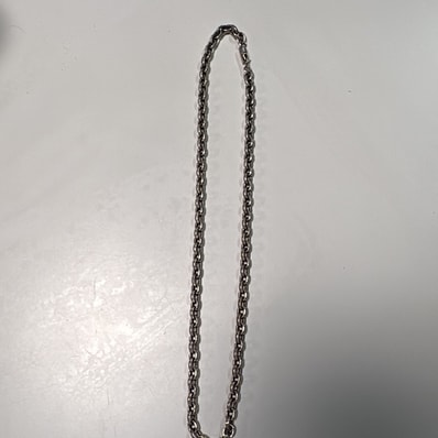 Chrome Hearts Paper Chain Necklace "Silver"