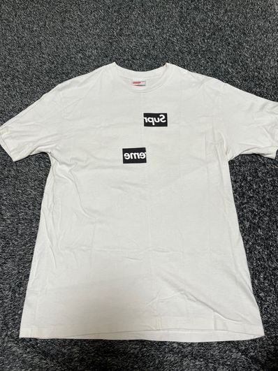 Supreme / Comme des Garçons SHIRT® Split Box Logo Tee "White"