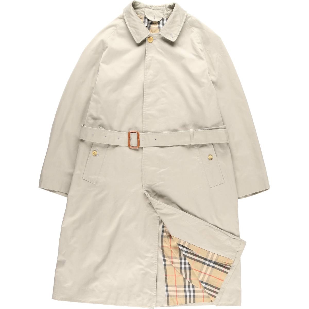 古着 バーバリー Burberry's ステンカラーコート バルマカーンコート スペイン製 メンズXL相当/evb032825