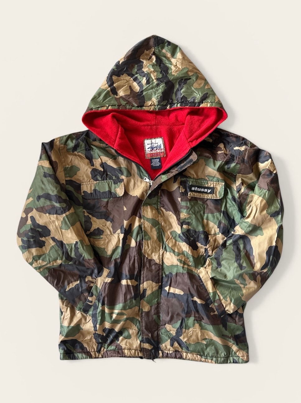 【超レア90's】Stussy Outdoor カモ柄マウンテンジャケット