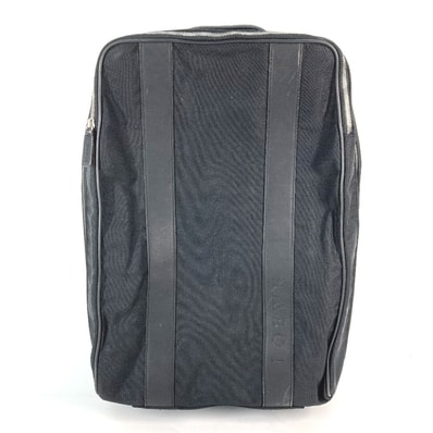 ロエベ LOEWE アナグラム スーツケース ロゴ カバン 2輪 トラベルバッグ キャリーバッグ レザー/ナイロン ブラック
