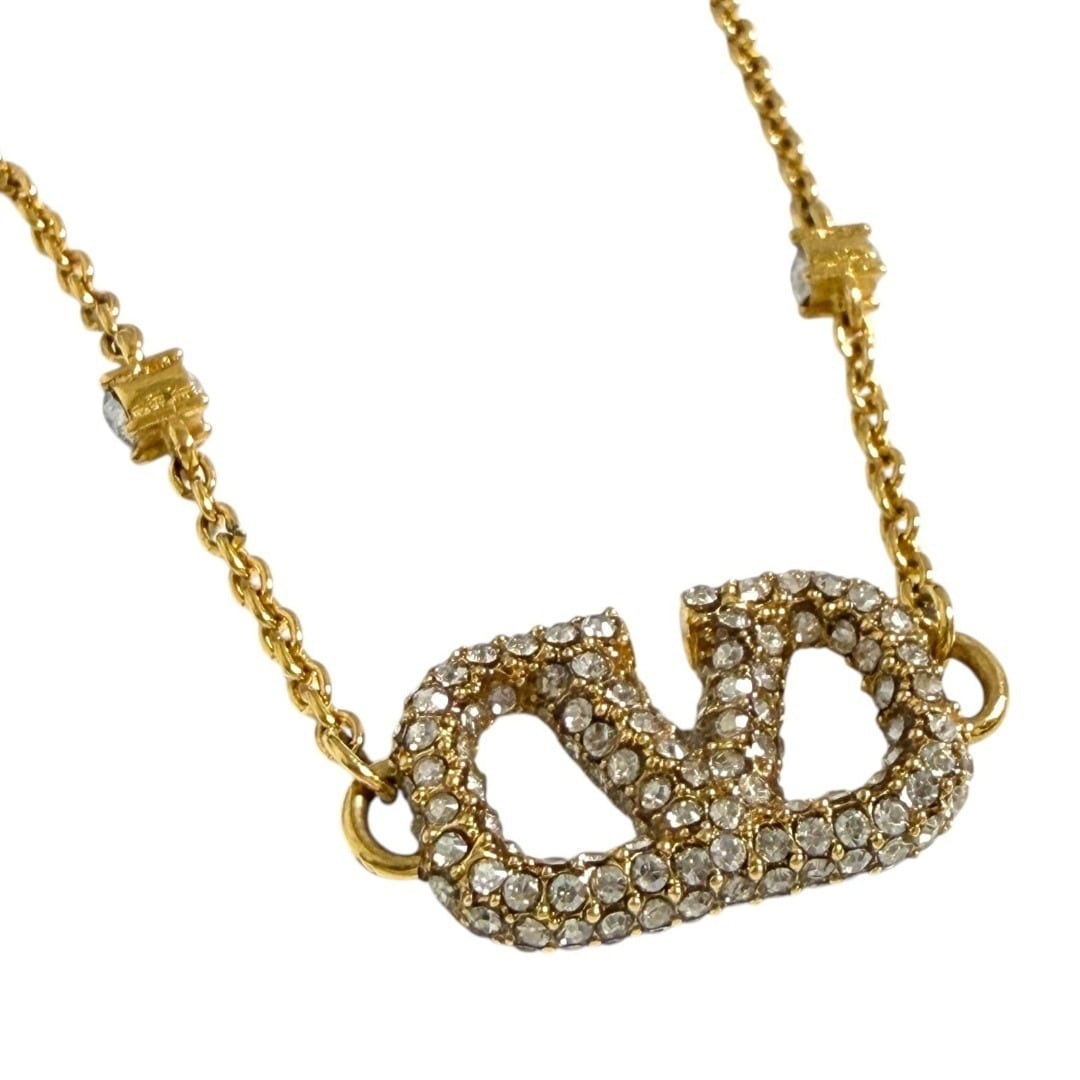 ヴァレンティノ レディース ステーション ペンダント ネックレス Vロゴ